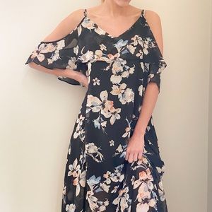 Nordstrom Floral maxi dress size large NWT